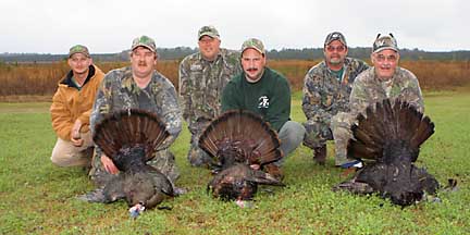 Bubba, Tom, Danny, Bob Jr., Marshal and Bob Sr.