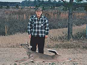 77-year-old Bill R. with his first deer ever