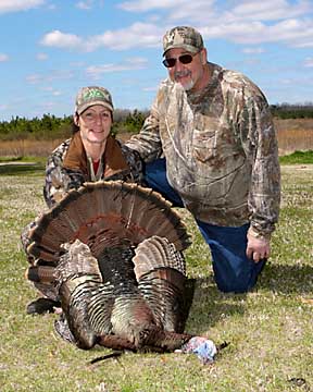 Rosie and Foxy with her first bird