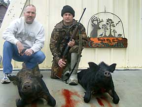 DC's Mike and NJ's Rocky with SC hogs