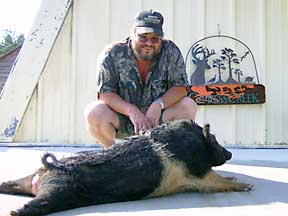 NC's Gene with a good Boggy Creek boar