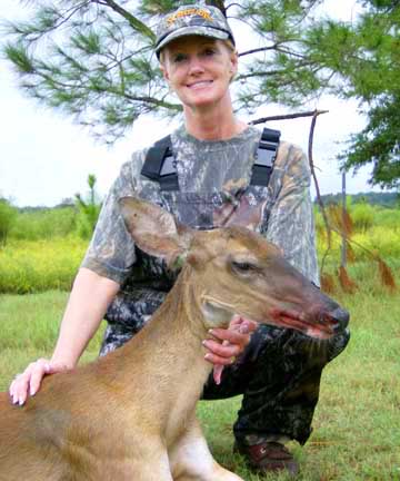 Pattie and her Pleasant Hill doe