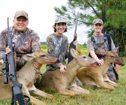 The NWTF Women in the Ourdoors with their deer