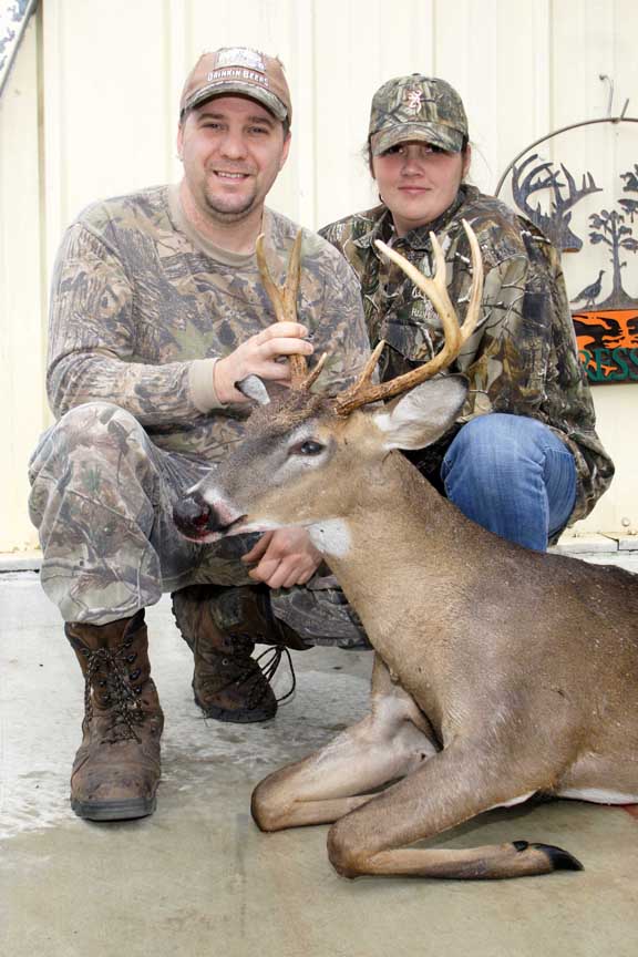 Wayne and Angela with their 7 point