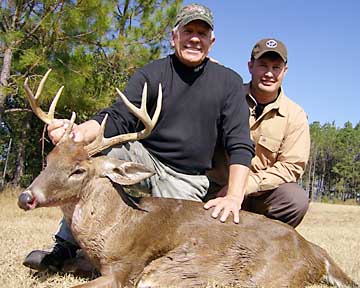 Ron and Greg with his big Pleasant Hill buck