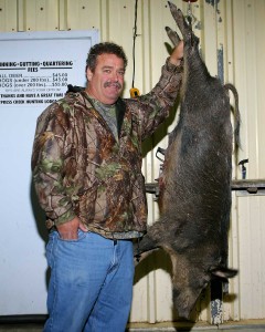 David and his sow from the River