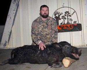 Steve with his big boar