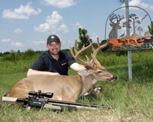 Chip with with his HUGE 9pt taken with an airgun!