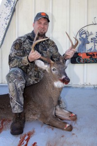 Wayne with his huge 5 point!