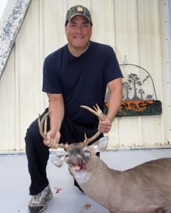 John and his first buck ever: a great 8pt!