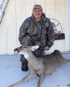 Jay with one of his two does