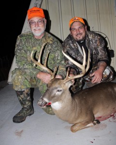 Bill and Billy with dad's big 9pt