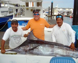 Danny, the mates and his big marlin!