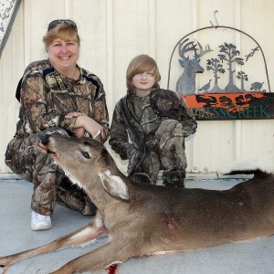 Monica, Brian and her big doe