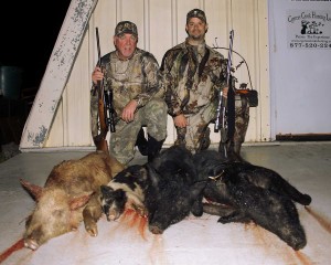 Wayne and Chris of VA with their four kills
