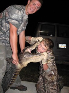 boy and gator oct 2012