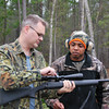 Matt and Rod at the rifle range