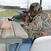 Charles at the rifle range