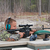 Randall shooting the AR rifle