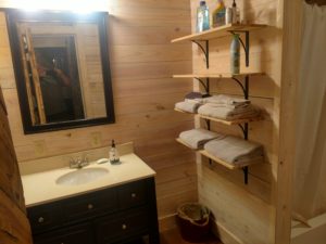 1 of 2 Bathrooms in Bunkhouse
